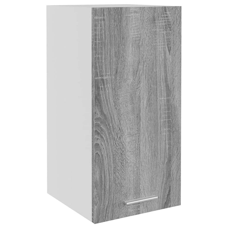 Foto van Vidaxl hangkast 29,5x31x60 cm bewerkt hout grijs sonoma eikenkleurig