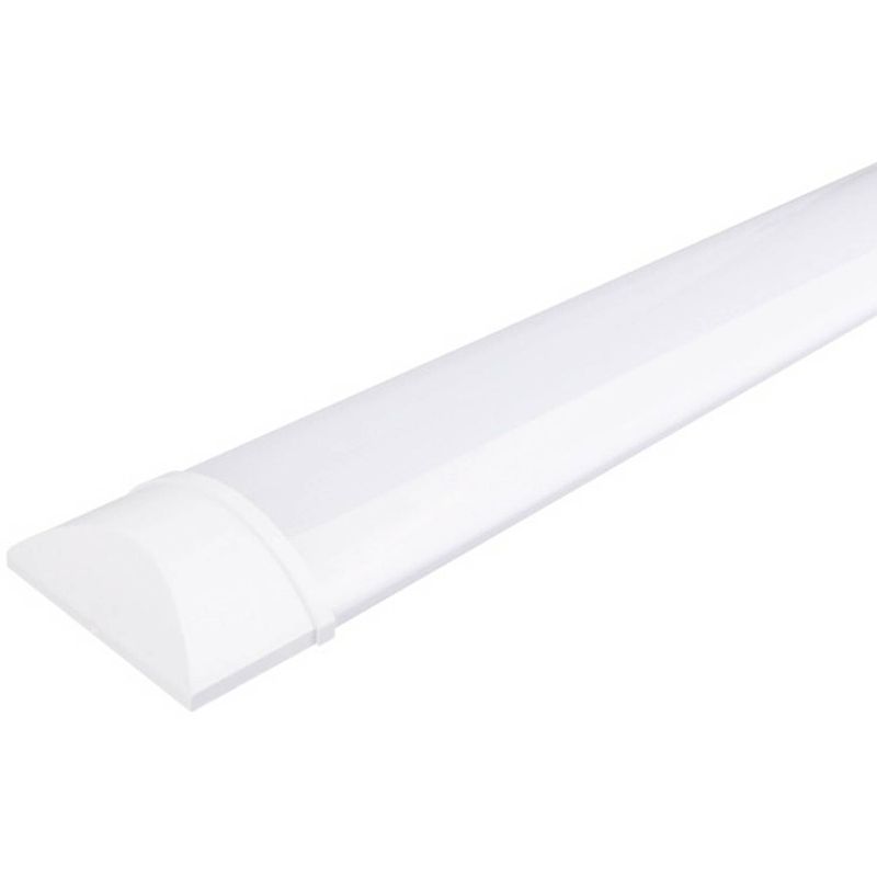 Foto van Led balk - led batten - aigi tynom - 40w - helder/koud wit 6000k - mat wit - kunststof - 120cm