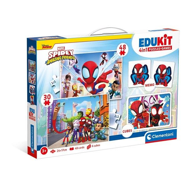 Foto van Clementoni edukit 4in1 spidey and friends