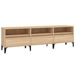 Foto van Vidaxl tv-meubel 150x30x44,5 cm bewerkt hout sonoma eikenkleurig