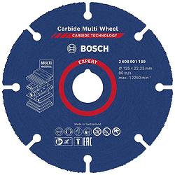 Foto van Bosch accessories expert carbide multi wheel 2608901189 doorslijpschijf recht 1 stuks 125 mm 22.23 mm 1 stuk(s)