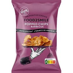 Foto van Food2smile popped chips barbecue 90g bij jumbo