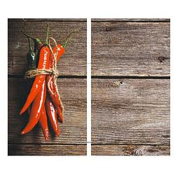 Foto van Top choice - afdek kookplaten - 2 stuks - rode pepers