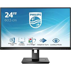 Foto van Philips 242s1ae lcd-monitor 61 cm (24 inch) energielabel e (a - g) 1920 x 1080 pixel full hd 4 ms hoofdtelefoonaansluiting, audio-line-in ips led