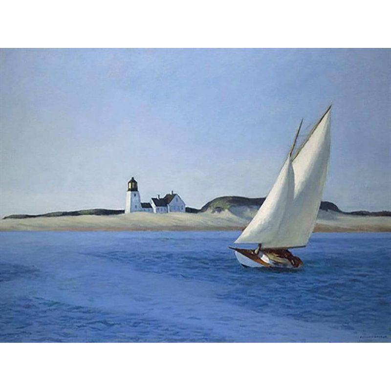 Foto van Edward hopper the long leg 1930 kunstdruk 81x61cm