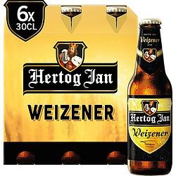 Foto van 2e halve prijs | hertog jan weizener witbier flessen 6 x 300ml aanbieding bij jumbo