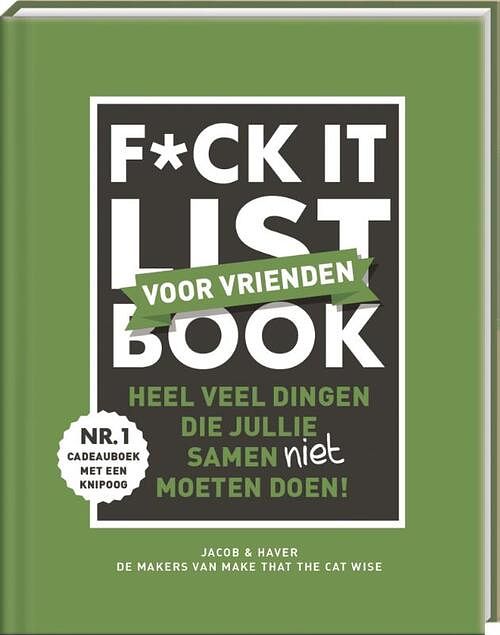 Foto van F*ck it list book voor vrienden - imagebooks factory - hardcover (9789464080810)