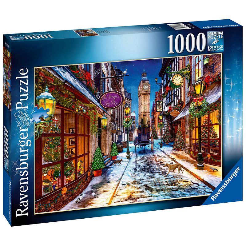 Foto van Ravensburger puzzel kersttijd - 1000 stukjes