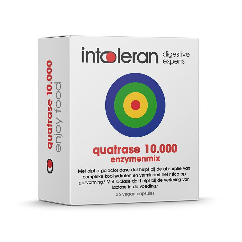 Foto van Intoleran quatrase forte capsules