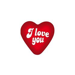 Foto van I love you decoratie bord 49 cm - feestposters