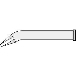 Foto van Weller xt ax soldeerpunt beitelvorm, gebogen grootte soldeerpunt 1.6 mm lengte soldeerpunt: 51.5 mm inhoud: 1 stuk(s)