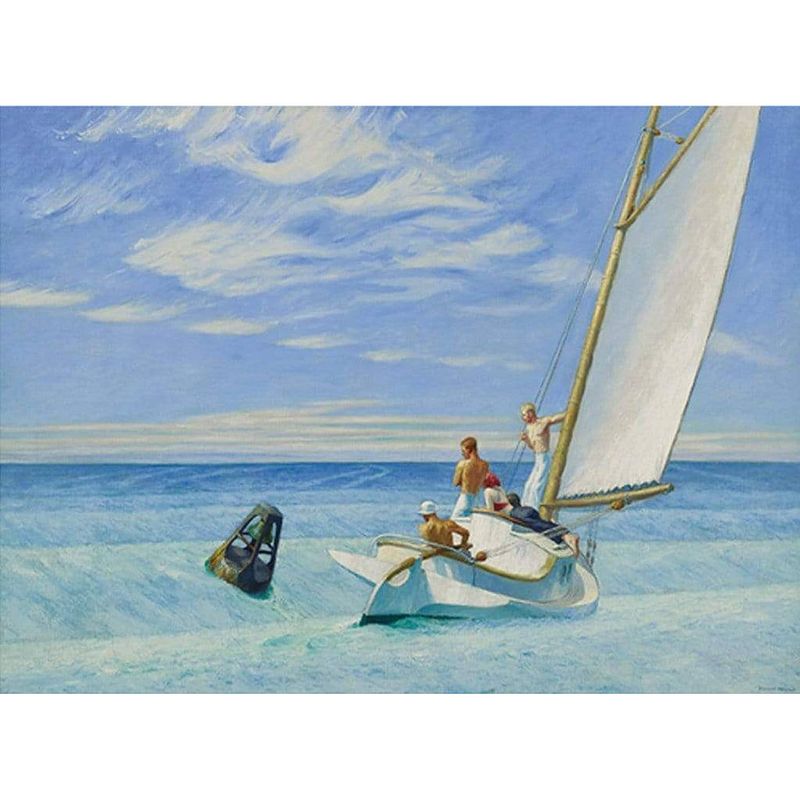 Foto van Edward hopper ground swell 1939 kunstdruk 70x50cm