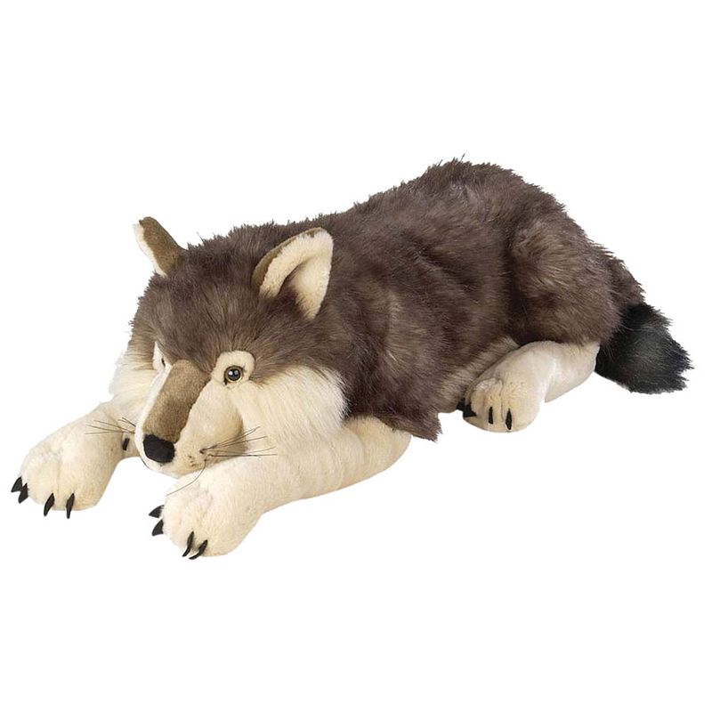 Foto van Wild republic pluchen baby wolf - 76 cm