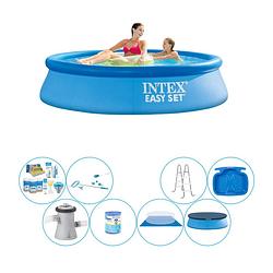 Foto van Zwembad comfort pakket - intex easy set rond 244x61 cm