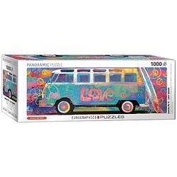 Foto van Eurographics puzzel samba pa's ti - love bus vw panorama - 1000 stukjes
