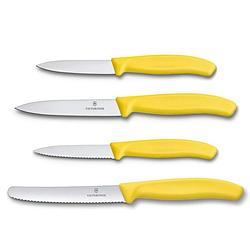 Foto van Victorinox swiss classic keukenset - 4-delig - geel - rvs