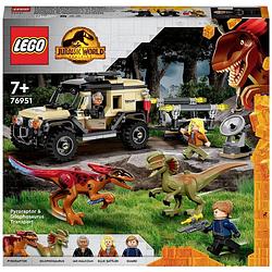 Foto van Lego® jurassic world™ 76951 pyroraptor & dilophosaurus transport