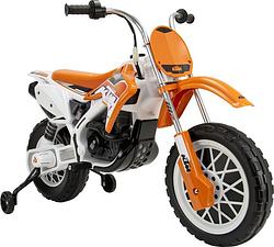 Foto van Injusa elektrische crossmotorfiets ktm 12v oranje