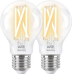 Foto van Wiz smart filament lamp standaard 2-pack - warm tot koelwit licht - e27