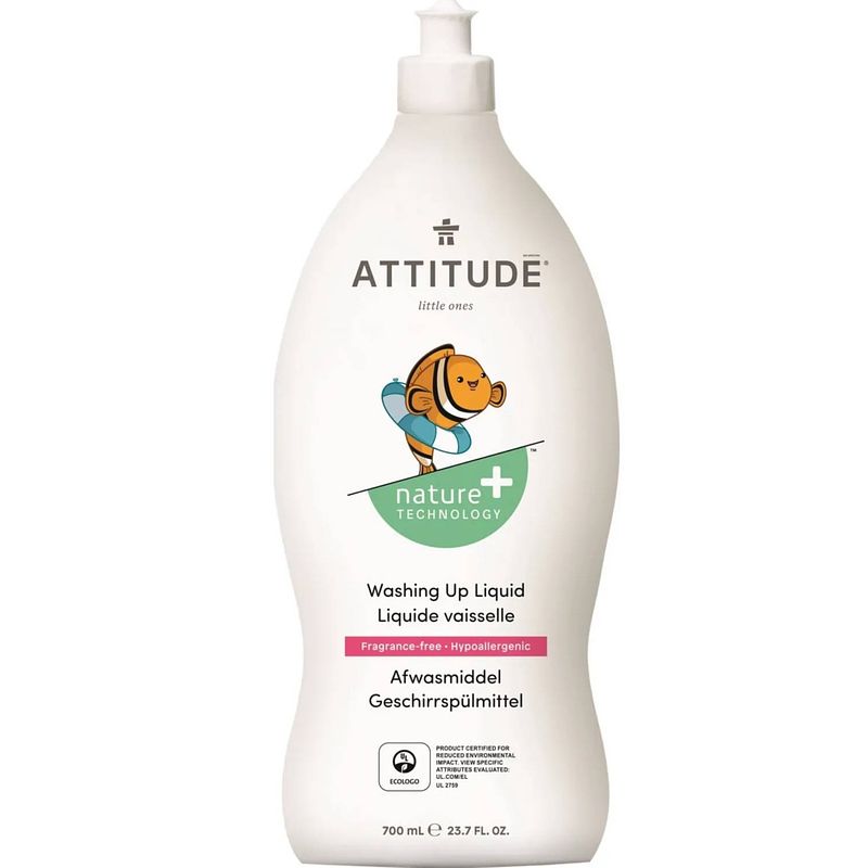 Foto van Attitude ecologisch afwasmiddel parfum vrij little ones