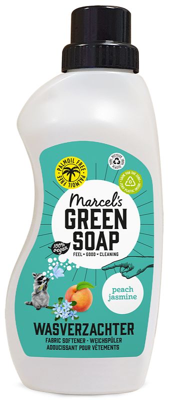 Foto van Marcels green soap perzik jasmijn wasverzachter