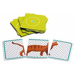 Foto van Bs toys kaartspel animals junior 8,5 x 6 cm karton groen
