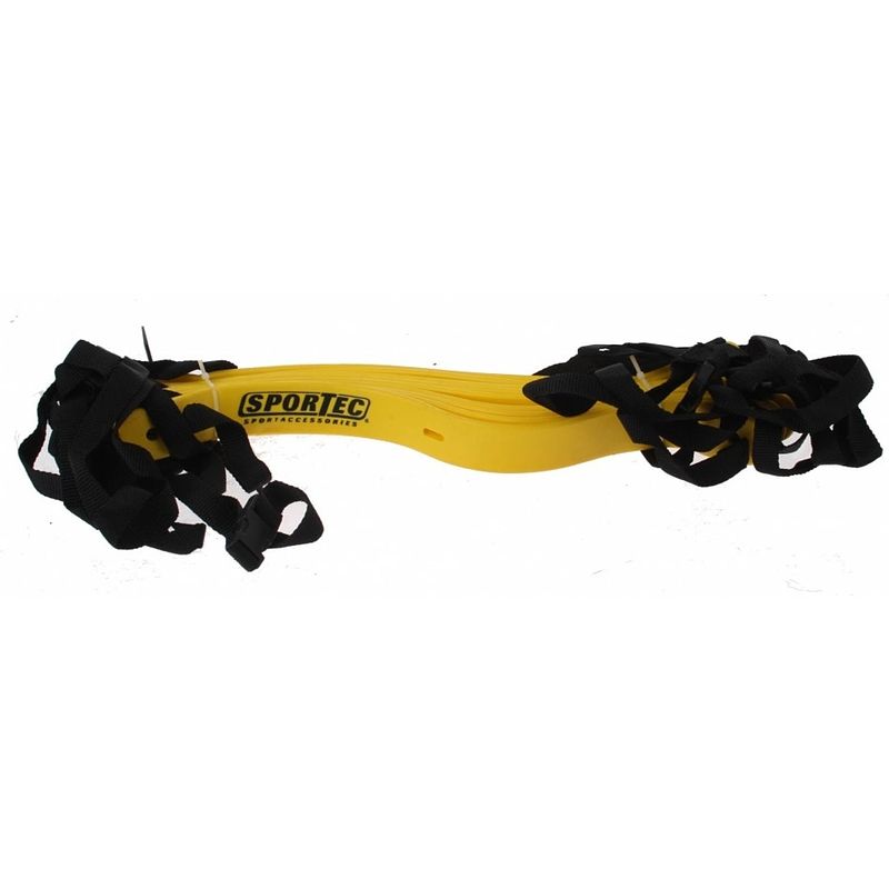 Foto van Sportec trainingsladder basic verstelbaar 600 cm zwart/geel
