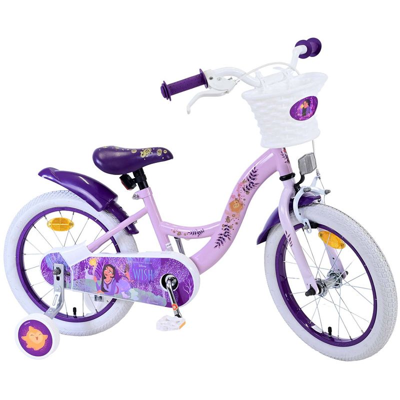 Foto van Disney wish kinderfiets - meisjes - 16 inch - paars