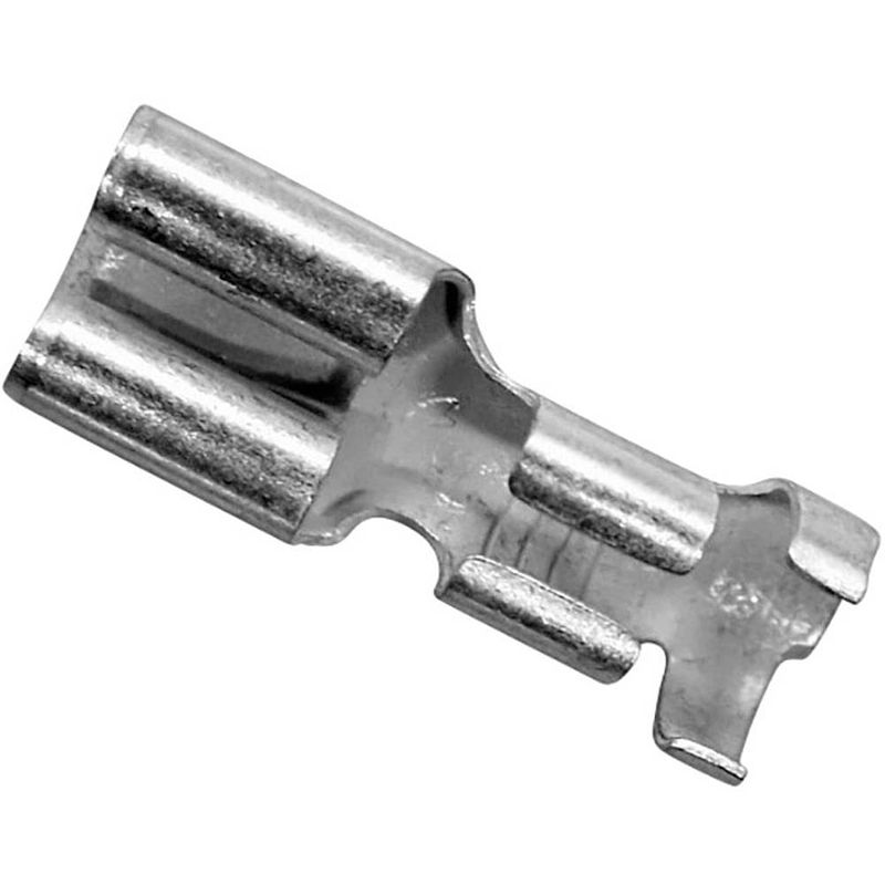 Foto van Lapp 63501012 huls voor platte stekker met trekonlasting insteekbreedte: 6.3 mm insteekdikte: 0.8 mm 180 ° ongeïsoleerd 100 stuk(s)