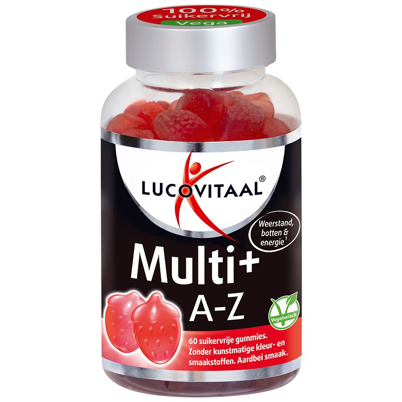 Foto van Lucovitaal multi+ a-z gummies