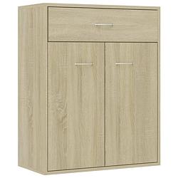 Foto van Vidaxl dressoir 60x30x75 cm spaanplaat sonoma eikenkleurig