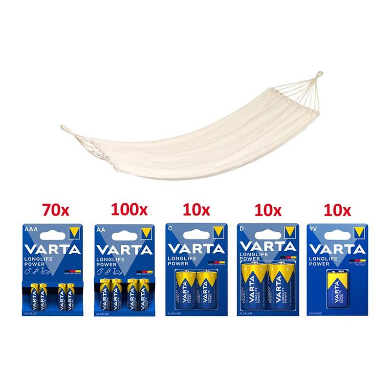 Foto van Varta ready to sell pakket varta