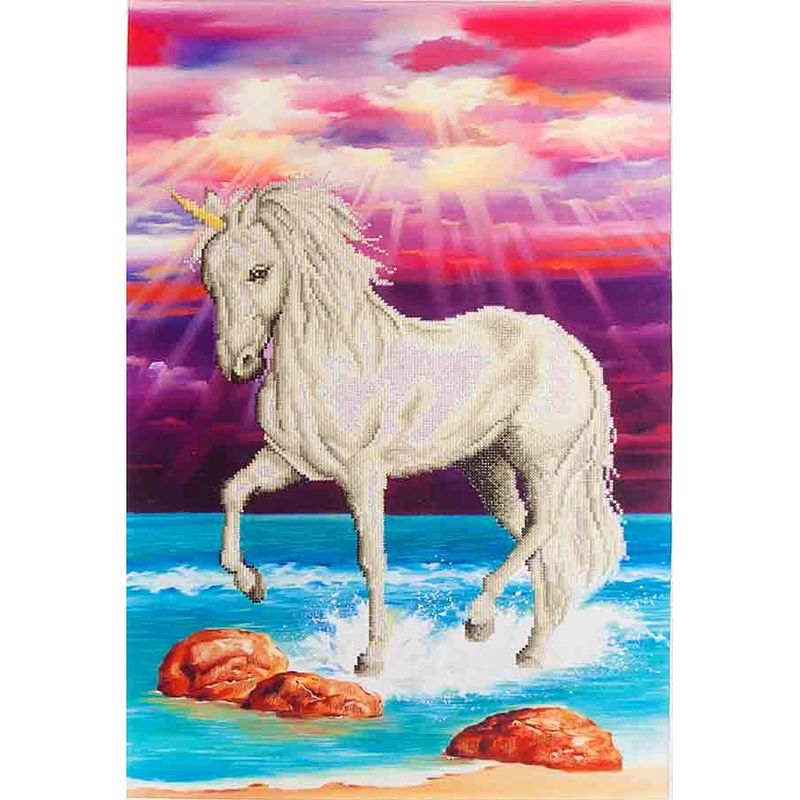 Foto van Magical unicorn diamond dotz - 51x77 cm - diamond painting