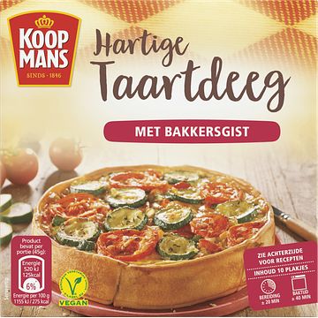 Foto van Koopmans hartige taartdeeg met bakkersgist 10 plakjes 450g bij jumbo