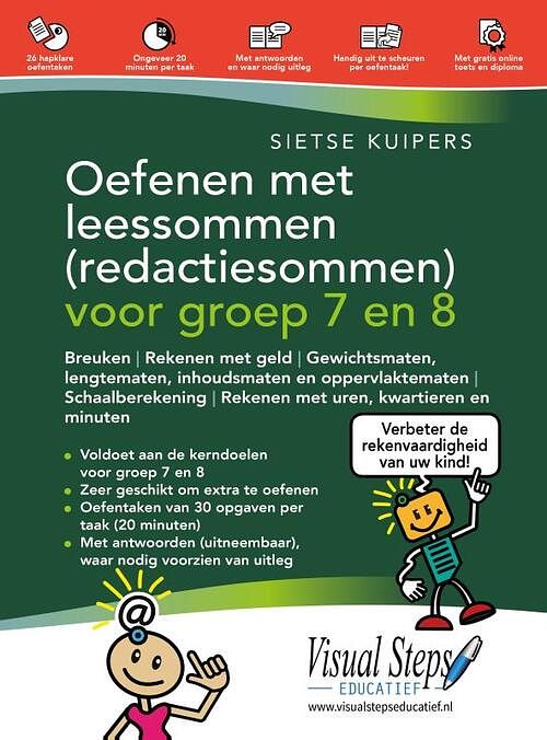 Foto van Oefenen met leessommen (redactiesommen) voor groep 7 en 8 - sietse kuipers - paperback (9789059057647)