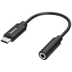 Foto van Hama usb 2.0 adapter [1x usb-c stekker - 1x jackplug female 3,5 mm]