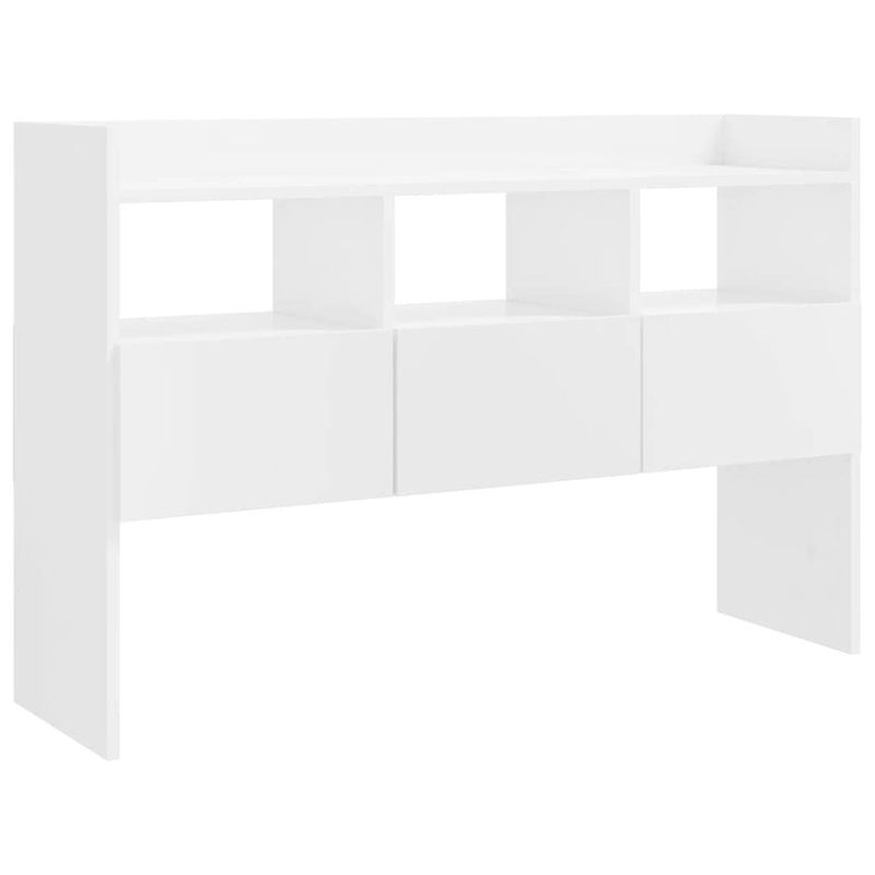 Foto van Vidaxl dressoir 105x30x70 cm spaanplaat hoogglans wit