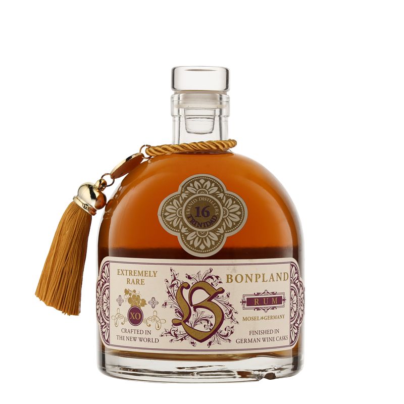 Foto van Bonpland 16 years trinidad distillers 50cl rum + giftbox