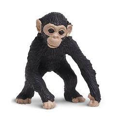 Foto van Safari speelset lucky minis chimpansees 2,5 cm zwart 192-delig