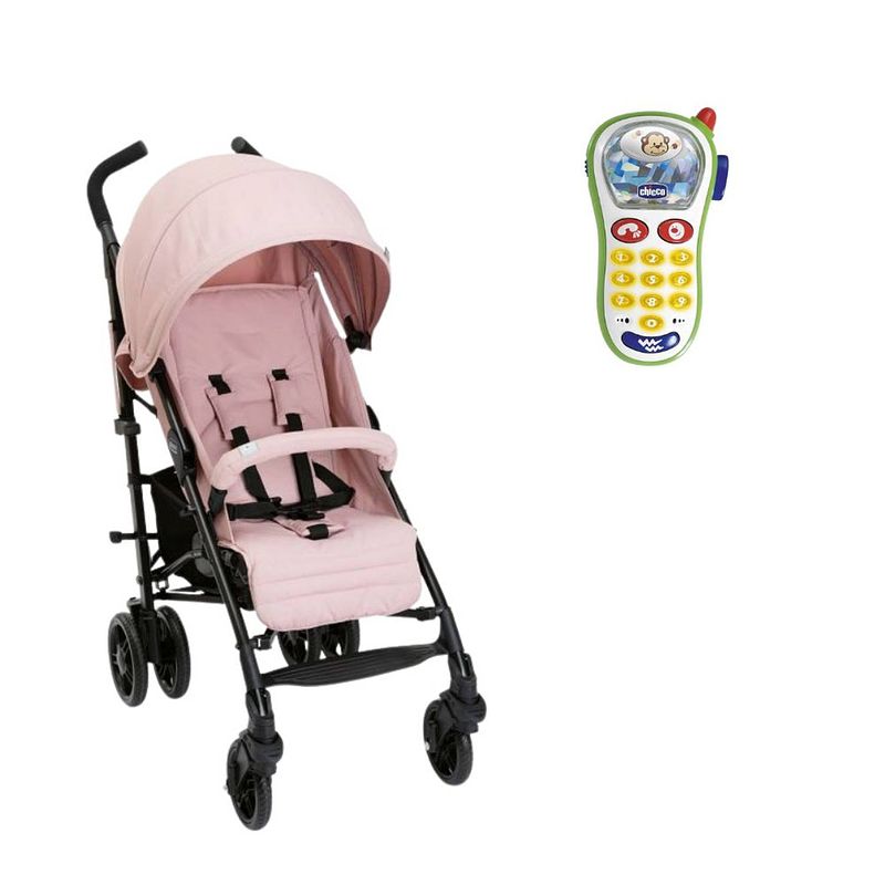 Foto van Chicco bundel - buggy liteway 4 - blossom & rammelaar - baby fototelefoon