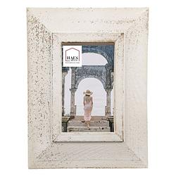 Foto van Haes deco - fotolijst 10x15 wit, formaat 21x2x26 cm - shabby chic