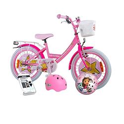 Foto van Volare kinderfiets lol surprise - 18 inch - roze - met fietshelm en accessoires