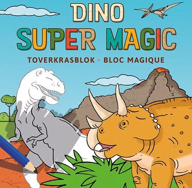 Foto van Dino super magic toverkrasblok