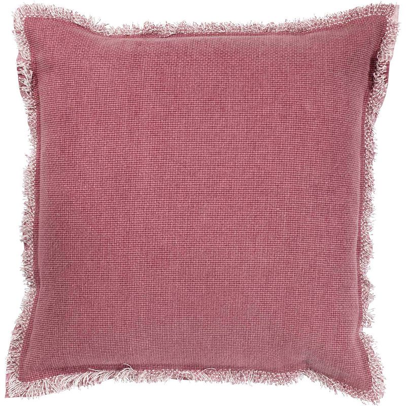 Foto van Dutch decor burto - kussenhoes van katoen pruim 45x45 cm - roze - paars