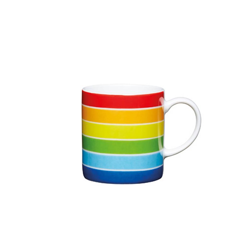 Foto van Kitchencraft - set van 2 - espresso kopje - regenboog - 80ml - kitchencraft