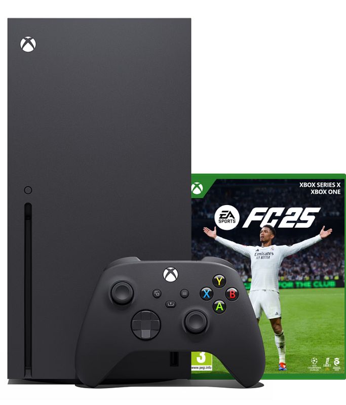 Foto van Xbox series x + ea sports fc 25