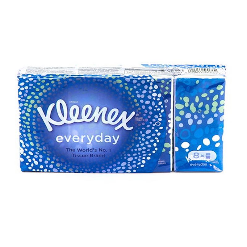 Foto van Kleenex zakdoekjes - everyday- 8-pak