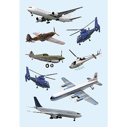 Foto van Vliegtuigen stickers 3 vellen - stickers