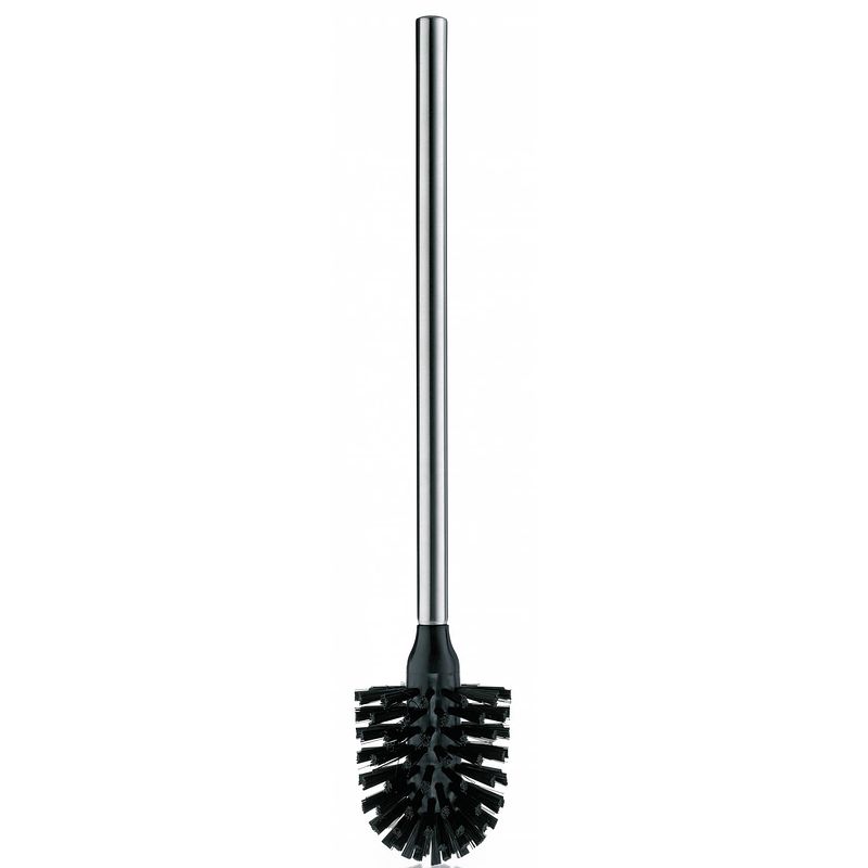 Foto van Kela toiletborstel la brosse 8 x 42,5 cm rvs zwart/zilver