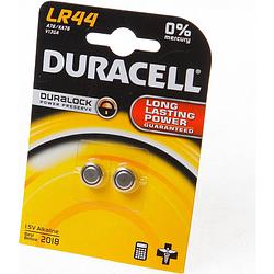 Foto van Duracell knoopcelbatterij lr44 lbl2 blister van 2 batterijen